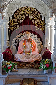 Srila Prabhupada Murti in the Hare Krishna temple