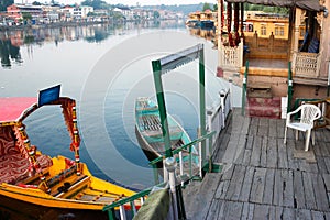 Srinagar Dal lake houseboat life