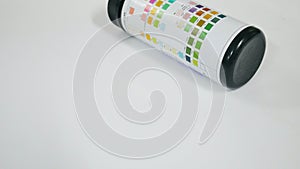 Srip test urinalysis in laboratory