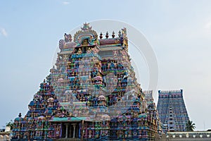 Srirangam Temple Towers lineup photo