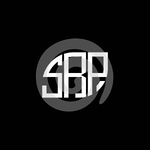 SRP letter logo design on black background. SRP creative initials letter logo concept. SRP letter design.SRP letter logo design on