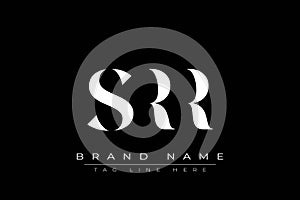 SRR abstract letter logo design