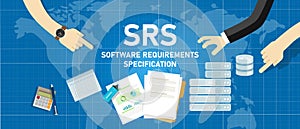 SRS software requirements specification planning information technology document paper management