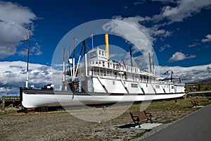 SS Klondike, a historic paddlewheeler from the Gold Rush era photo