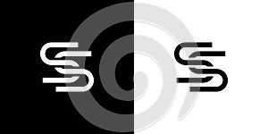 SS Logo, SS Monogram, Initial SS Logo, Letter SS Logo, Icon, Vector