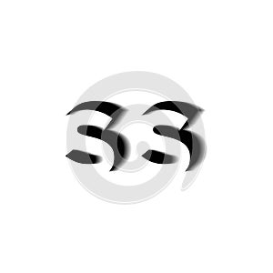 SS Monogram Shadow Shape Style