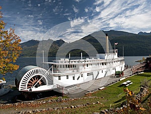 SS Moyie sternwheeler in Kaslo