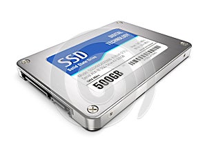 SSD isolated on white background 3d