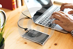 SSD and Laptop,solid state drive with sata 6 gb connection