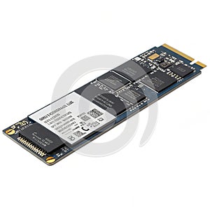 SSD Solid State Drive isolated on white background