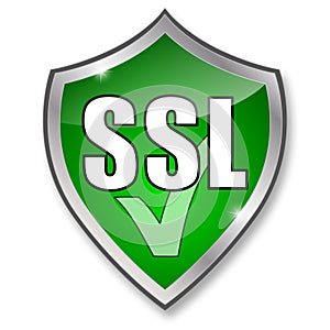 SSL encryption icon - IT computer internet online security