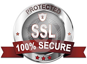 Ssl protected 100% secure button