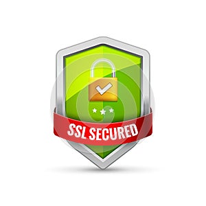 SSL Protection shield guard icon. Security ssl protect sign symbol