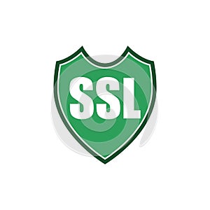 SSL Secure connection icon isolated on white background