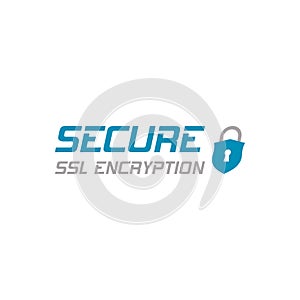 SSL secure https connection icon isolated on white background