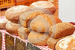 ÃÂssortment of baked bread
