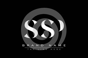 SSP abstract letter logo design