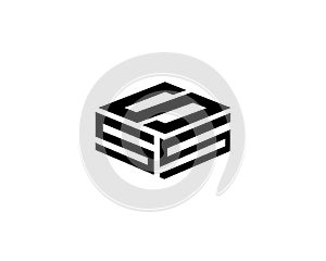 SSS And 3S Letter Elegant Initial Modern Logo Design