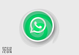 Whatsapp logo vector is a stylized representation of the logo