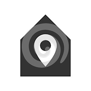 Home location vector illustration.