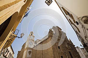 St. Agata Cathedral in Gallipoli, Puglia, Southern Italy