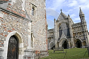 St albans cathedral herfordshire uk