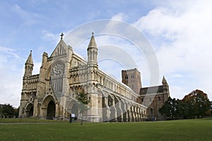 St albans cathedral hertfordshire england