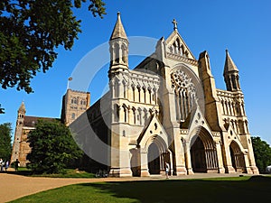 St Albans Cathedral is the oldest site of continuous Christian worship in Britain. It stands over the place where Alban photo