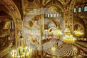 St Aleksander Nevski Cathedral Interior