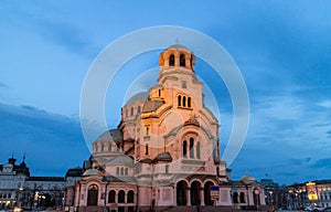 St. Alexander Nevski Cathedral in Sofia, Bulgaria photo