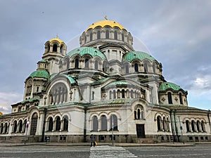 St. Alexander Nevsky is an Orthodox church-monument in Sofia, Bulgaria