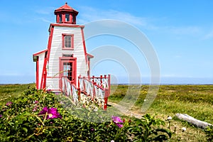 St-Andre-de-Kamouraska lighthouse. Quebec, Canada