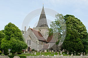 St. Andrew`s Church, Alfriston, Sussex, England