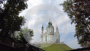 St. Andrew's Church of Kiev city in Ukraine