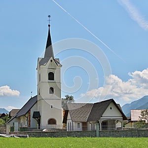 St. Andrew's Church in Podkoren, Slovenia