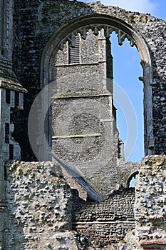 St Andrew`s Church and Ruins, Covehithe, Suffolk, England, UK