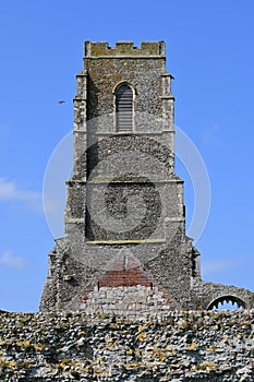 St Andrew`s Church and Ruins, Covehithe, Suffolk, England, UK