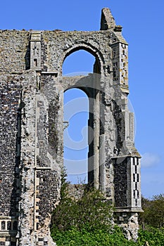 St Andrew`s Church and Ruins, Covehithe, Suffolk, England, UK