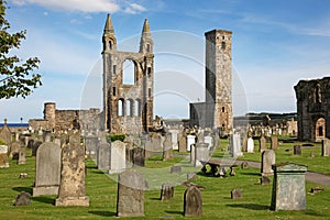 St Andrews cathedral grounds, Scotland