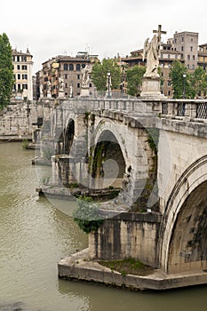 The St. Angelo Bridge in Rome