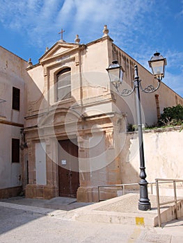 St Anne church, Favignana town, Sicily, Italy photo