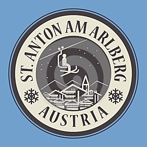 St. Anton am Arlberg in Austria, ski resort
