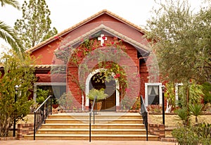 St Antony Church at St Antony Greek Orthodox Monastery in Florence, Arizona, USA