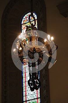 St. Augustine Florida Oldest Church Cross Lights Flagler Memorial Presbyterian