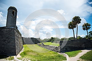 St. Augustine Fort Florida Landscape