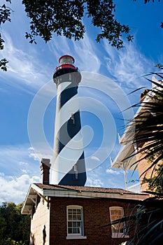 St. Augustine Lighthouse in St Augustine Beach Florida