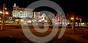 St. Augustine at night