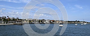 St. Augustine's city riverfront