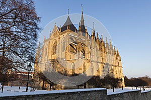 St. Barbara`s Church in Kutna Hora