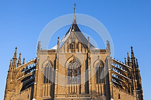 St. Barbara`s Church in Kutna Hora